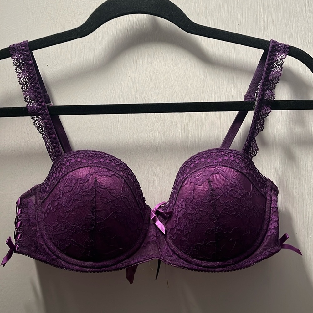 Adoreme purple lace bra - 36B